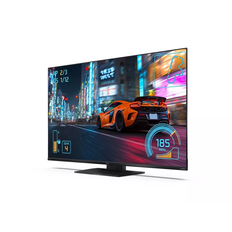 Sharp 55JR7265E išmanusis televizorius, 55 colių (139 cm), 4K Ultra HD QLED, Google TV