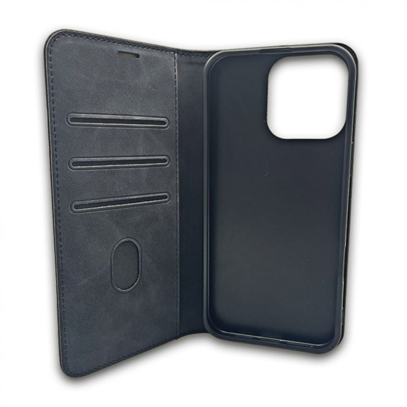 TFO Smart Suede atverčiamas dėklas iPhone 17 Pro Max 6,9 / iPhone 18 Pro Max 6,9, juodas