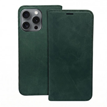 TFO Smart Suede atverčiamas dėklas iPhone 17 Pro 6,3 / iPhone 18 Pro 6,3, žalias