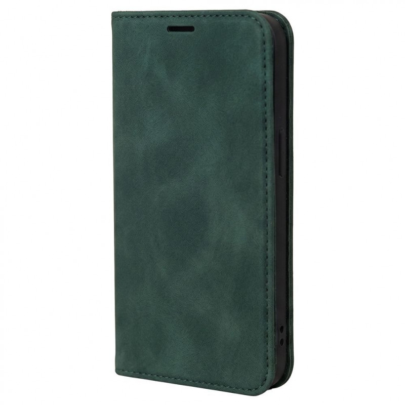TFO Smart Suede atverčiamas dėklas iPhone 17 Pro 6,3 / iPhone 18 Pro 6,3, žalias