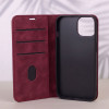 TFO Smart Suede atverčiamas dėklas iPhone 17 Pro 6,3 / iPhone 18 Pro 6,3, bordo