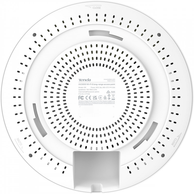 Prieigos taškas Tenda i29, Wi-Fi 6 AX3000, PoE