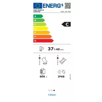 Išmanusis telefonas lauko sąlygoms AGM H6 Pro 4G, AGM_H6PRO_EU002B