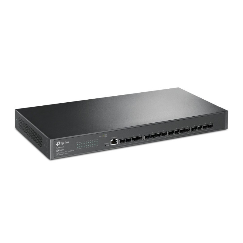 TP-Link JetStream TL-SX3016F L2+/L3 valdomas tinklo komutatorius, juodas