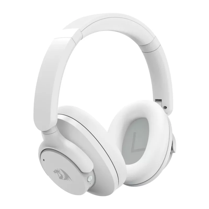 Redragon H610 VIBECORE RD-H610G ausinės (baltos) su aktyviu triukšmo slopinimu, Bluetooth