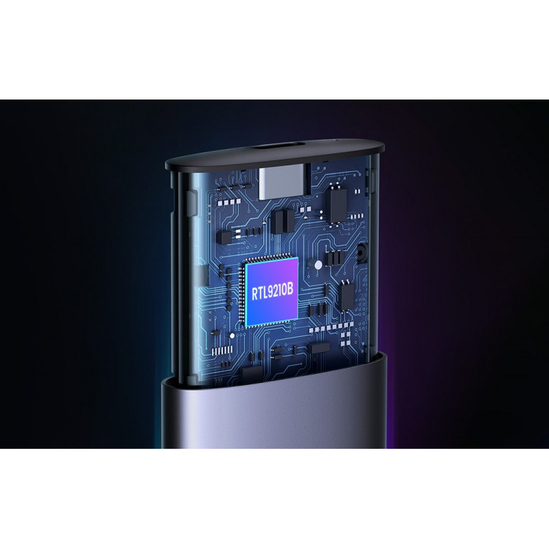 Ugreen CM400 90264 M.2 SSD disko dėklas, USB 3.2 Gen 2, pilkas