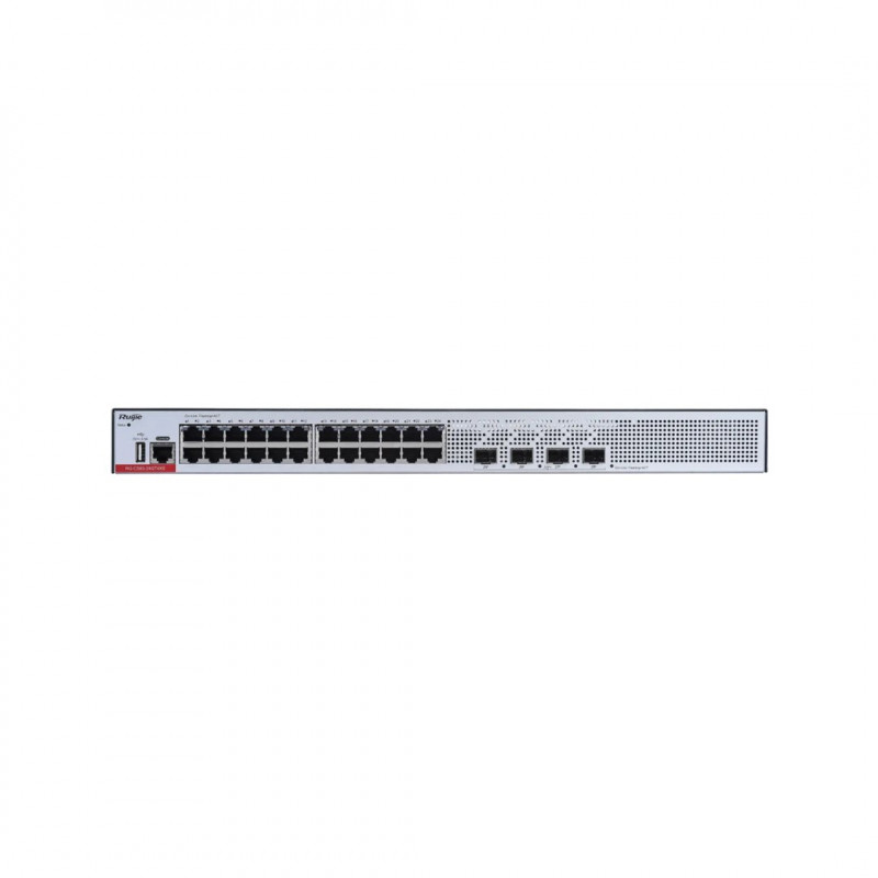 Ruijie RG-CS83-24GT4XS tinklo jungiklis, 24 jungtys + 4x SFP+