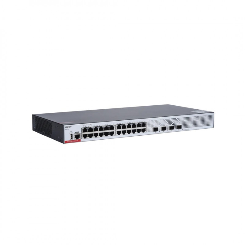 Ruijie RG-CS83-24GT4XS tinklo jungiklis, 24 jungtys + 4x SFP+