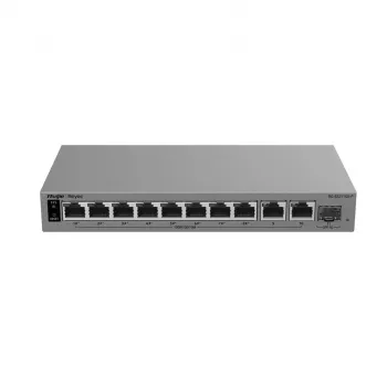 Reyee RG-ES211GS-P PoE komutatorius, 8 prievadai + 2 uplink + 1 SFP
