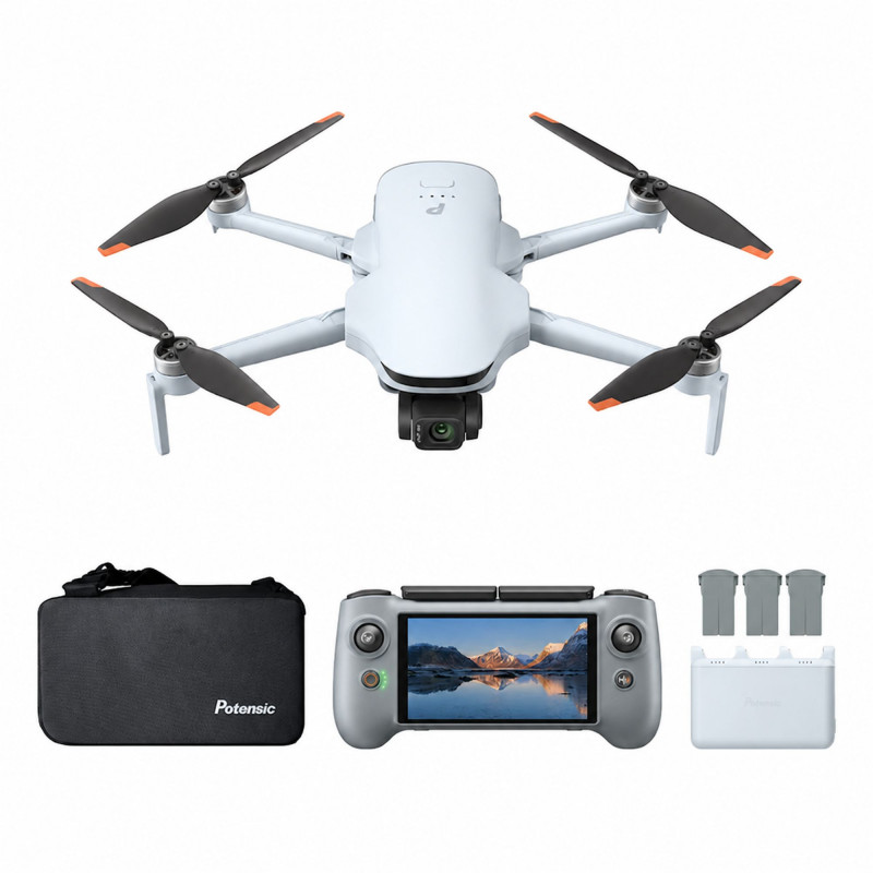 Dronas Potensic Atom 3 Fly More Combo, valdymo įrenginys RC PTD 2