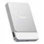 Belkin UltraCharge Pro Slim BPD022HQWH magnetinė išorinė baterija su ekranu, 10000 mAh, 25 W, sidabro spalvos