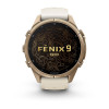 Garmin Fenix 9 Pro 010-04335-26 išmanusis laikrodis (43 mm), titanas Autumn Gold, silikoninė kreminė / pilka apyrankė