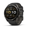 Garmin Fenix 9 Pro 010-04337-16 išmanusis laikrodis (51 mm), Carbon Gray DLC titanas, silikoninė juoda / pilka apyrankė