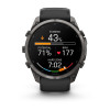 Garmin Fenix 9 Pro 010-04337-16 išmanusis laikrodis (51 mm), Carbon Gray DLC titanas, silikoninė juoda / pilka apyrankė