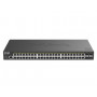 D-Link DGS-1250-52XP PoE komutatorius (L3, smart), 48 x 10/100/1000