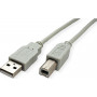 Secomp STANDARD 11.55.3102 USB 2.0 kabelis su A-B jungtimis, 1,8 m, smėlio spalvos