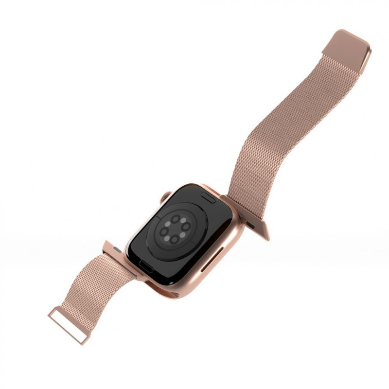 Puro Milanese PUMILAW40ROSE plieninė Milano apyrankė Apple Watch 38/40/41 mm, rožinė