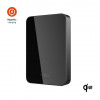 Fixed MagZen 10 Crystal nešiojamoji baterija, Qi2, 10000 mAh, juoda