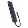 Epico 6in1 Alu Hub 8K USB-C šakotuvas 6 viename, dangaus mėlynas