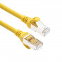 ACT FC2807 S/FTP CAT6A eterneto kabelis, 7 m, TPE, ypač lankstus, neužsikabinantis, RJ45, geltonas