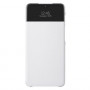 Samsung Smart S View Wallet Cover dėklas Galaxy A32 5G telefonui, baltas