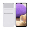 Samsung Smart S View Wallet Cover dėklas Galaxy A32 5G telefonui, baltas