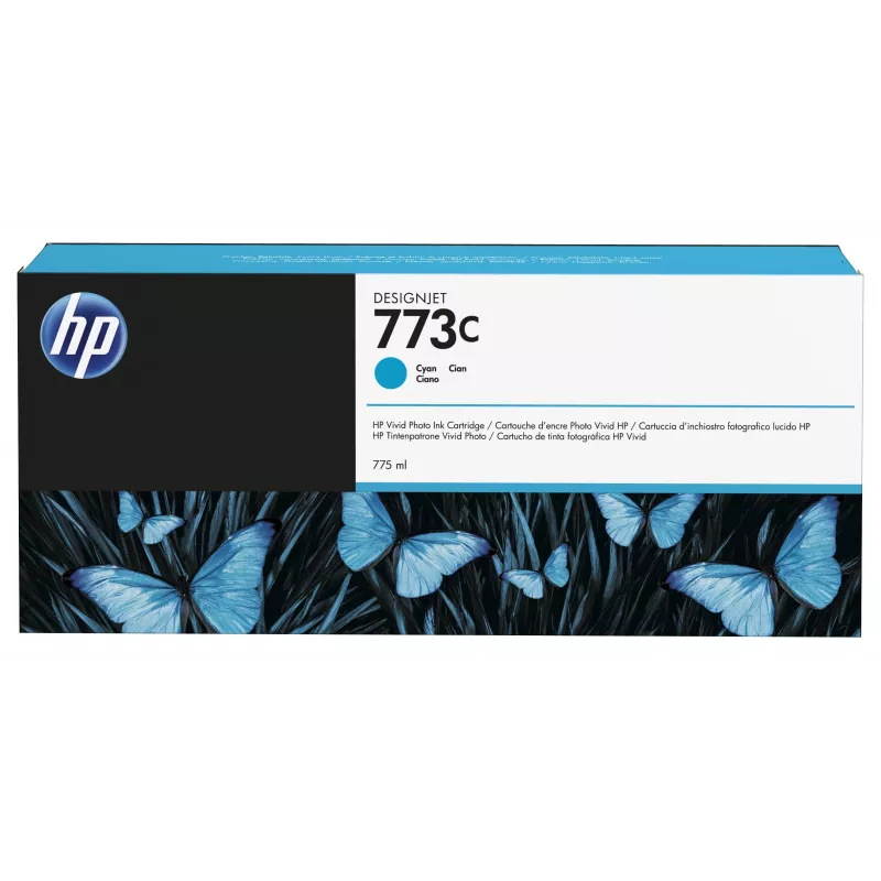 HP 773C C1Q42A rašalas žydros spalvos (cyan), skirtas DesignJet Z6600, Z6610, Z6800, Z6810