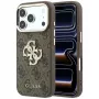 Guess 4G & Big Strass Logo dėklas mobiliajam telefonui iPhone 18 Pro / 17 Pro, rudas