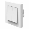 Osram SMART+ MATTER dviejų kanalų išmanusis sienos jungiklis, baltos spalvos