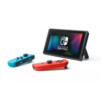 Nintendo Switch (naujoji atnaujinta versija) nešiojamoji konsolė žaidimams, juoda / mėlyna / raudona, 15,8 cm (6,2 colio), 32 GB, Wi-Fi