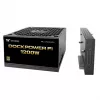 Thermaltake Dockpower FI 1200W kompiuterio maitinimo blokas (1200 W, 80 PLUS Gold, ATX 3.1), juodas