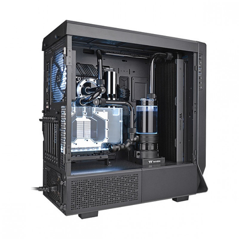 Thermaltake Pacific SR420 plonasis radiatorius pasidaryk pats skysčio aušinimui, juodas