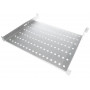 Fiksuota lentyna Alantec SA-P-19-1U-550-4-S, 19″ 1U, gylis 550 mm, pilkos spalvos