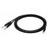 SSQ MIJM3 SS-1815 juodas audio kabelis, 3,5 mm stereo Jack į 2x 6,3 mm mono Jack, 3 m