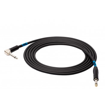 SSQ JMPJMK2 SS-1440 jungiamasis laidas mono Jack – mono Jack (kampinis 90°), 2 m, juodas