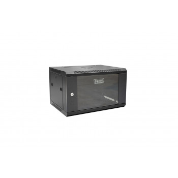 Digitus DN-W19 06U/450/B 6U spinta tvirtinimui prie sienos, juoda