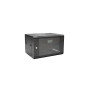 Digitus DN-W19 06U/450/B 6U spinta tvirtinimui prie sienos, juoda