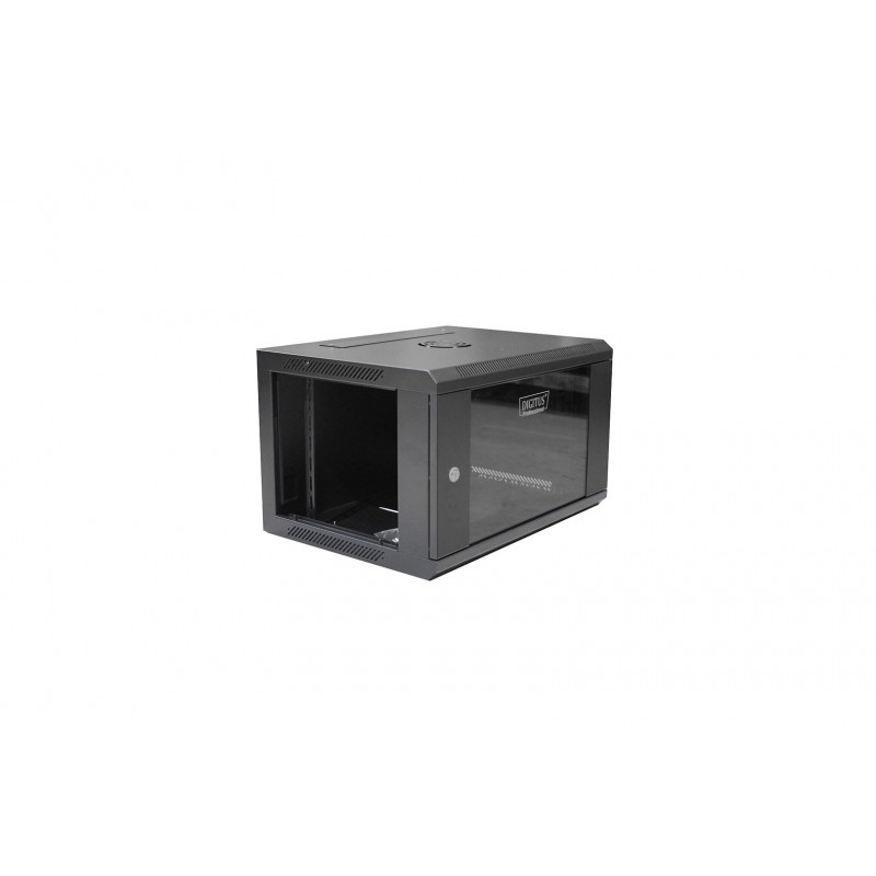 Digitus DN-W19 06U/450/B 6U spinta tvirtinimui prie sienos, juoda