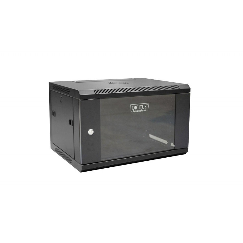 Digitus DN-W19 06U/450/B 6U spinta tvirtinimui prie sienos, juoda