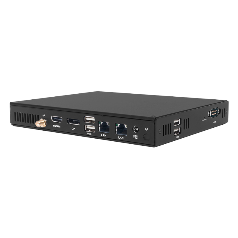 Giada F106D kompaktiškas kompiuteris be ventiliatoriaus, Intel Celeron N5100, 4 GB RAM