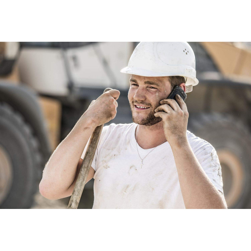 RugGear RG150 sustiprintas mygtukinis telefonas, Dual SIM, juodas