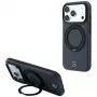 Mercedes Mer008869 Leather with Ring Stand „MagSafe“ telefono dėklas (iPhone 18 Pro / 17 Pro), antracito