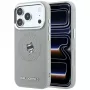 Karl Lagerfeld KF003302 Point & Choupette Sketch MagSafe dėklas, skirtas iPhone 18 Pro Max / 17 Pro Max, pilkas