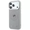 Karl Lagerfeld KF003302 Point & Choupette Sketch MagSafe dėklas, skirtas iPhone 18 Pro Max / 17 Pro Max, pilkas