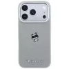 Karl Lagerfeld KF003302 Point & Choupette Sketch MagSafe dėklas, skirtas iPhone 18 Pro Max / 17 Pro Max, pilkas