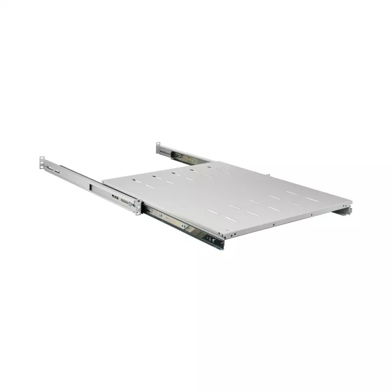 EFB Elektronik 691651NAGR.68 ištraukiama lentyna 19″ spintai, 1U, 378–612 mm, 30 kg, RAL 7035