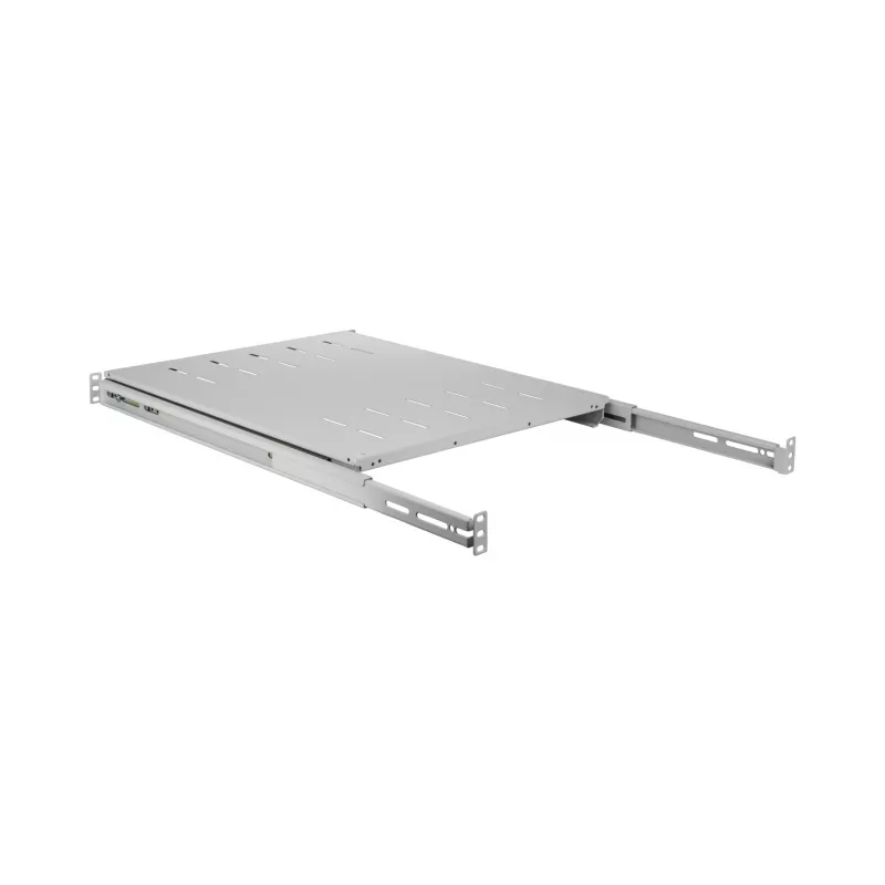 EFB Elektronik 691651NAGR.68 ištraukiama lentyna 19″ spintai, 1U, 378–612 mm, 30 kg, RAL 7035