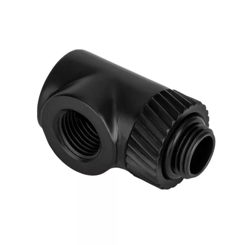 Thermaltake Pacific SF 90 Degree Adapter CL-W396-CU00MK-A, DIY LCS fitingas, matinės juodos spalvos