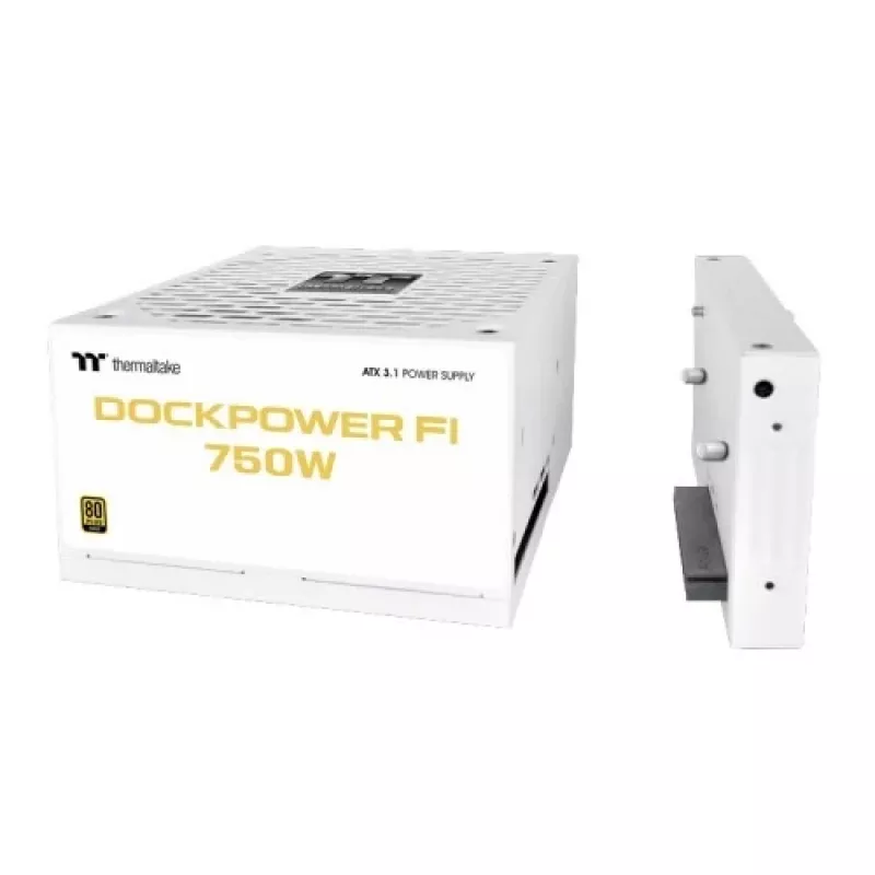 Thermaltake Dockpower FI 750W kompiuterio maitinimo blokas, 80 PLUS Gold, modulinis, baltas