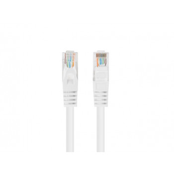 Lanberg PCU5-20CC-0050-W CAT.5E UTP tinklo kabelis, 0,5 m, baltas (10 vnt.)
